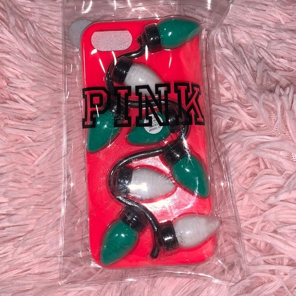 Victoria's Secret PINK Christmas Light Up Phone Case